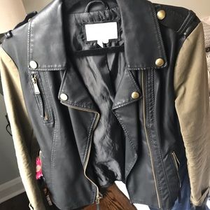 BCBG leather jacket
